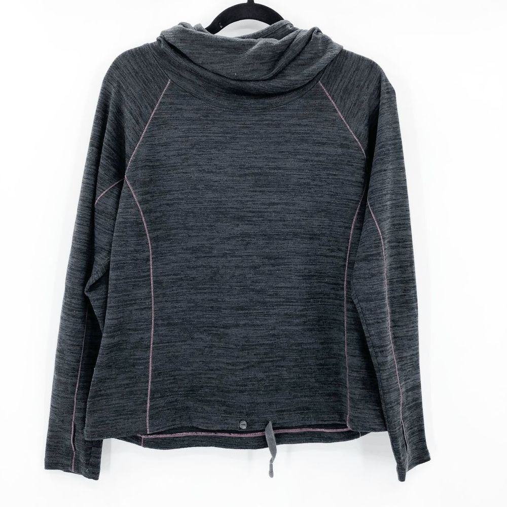Athleta Women's Gray Pink Relaxed Athletic‎ Activewear Hoodie Jacket Size S